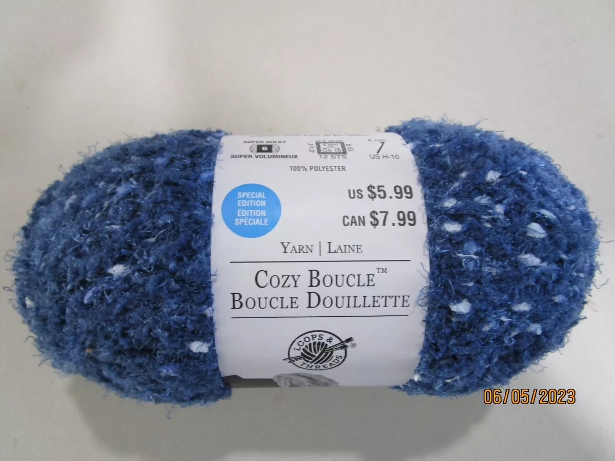 COZY BOUCLE YARN.. TWILIGHT