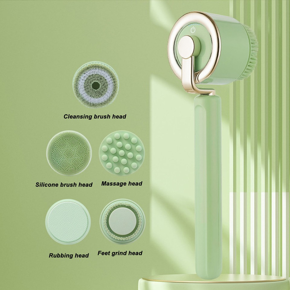 Electric Shower Body Brush IPX7 Waterproof Electric Body Bath Brush For