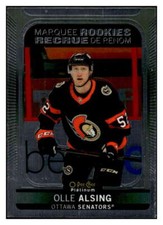 OLLE ALSING RC 2021-22 O-Pee-Chee Platinum #256 ROOKIE NHL Senators  ID:71770