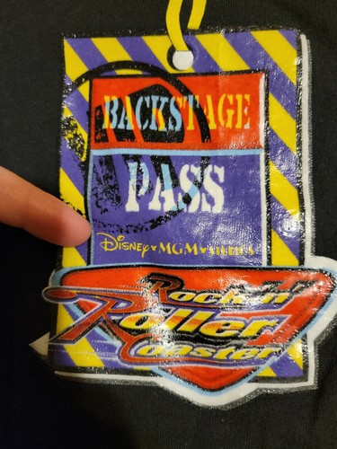 Aerosmith Walt Disney World Rock & Roll Roller Coaster MGM Studios Shirt L Rare - Picture 3 of 6