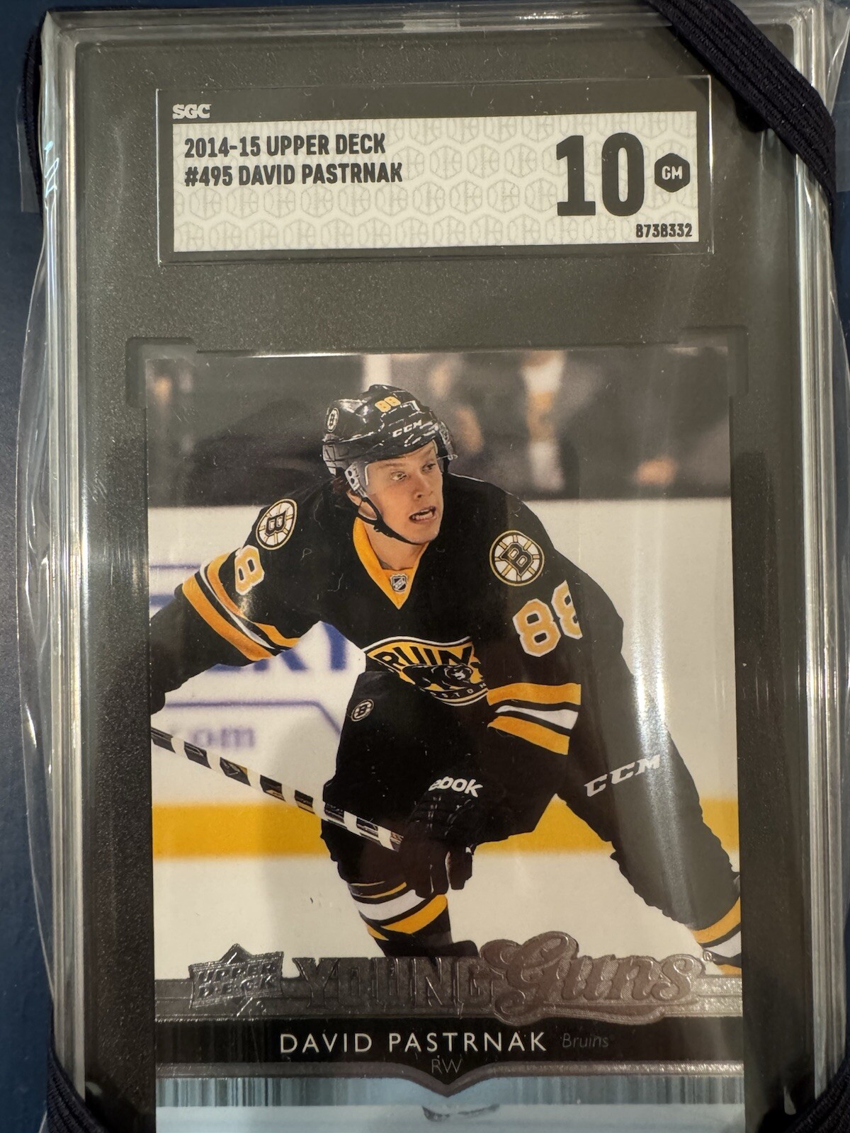 2014-15 Upper Deck - Young Guns #495 David Pastrnak (RC)