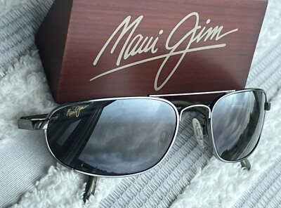 Maui Jim Duke MJ 180 02 Gunmetal Grey Frame + Grey Polarized Lens
