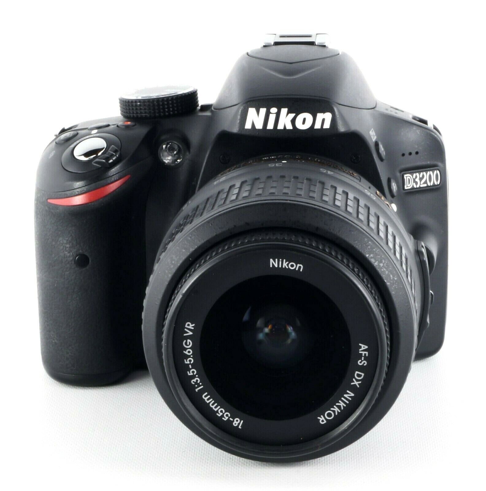 Nikon D3200 24.2 MP CMOS Digital SLR with 18-55mm f/3.5-5.6 Auto Focus-S DX  VR NIKKOR Zoom Lens (Black) (OLD MODEL)