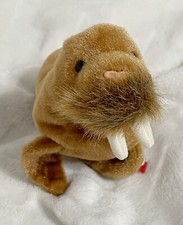 Ty Beanie Babies Retired Brown Paul the Walrus Plush, 1999