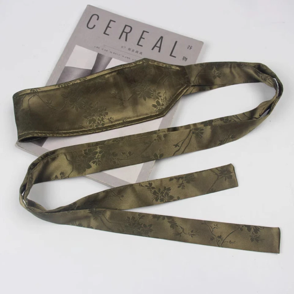 Ceinture Corset Obi En Satin Fausse Soie Pour Femmes Pour Kimono Yukata - Photo 4/4