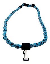 PICK YOUR NUMBER - Twisted Titanium Tornado Necklace Baseball Softball 39 Colors