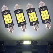 4X 41mm 578 212-2 LED Interior Dome Map Light Upgraded 3030 SMD Festoon Bulbs