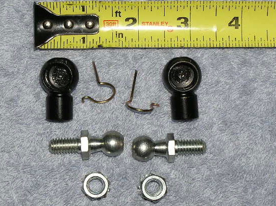 JB3　マグ鍛用　2点KIT　17402-42 2ea 13MM Ball Socket Kit Gas Strut Shock Spring Lift End Fitting w&frasl; Stud \u0026  Nut