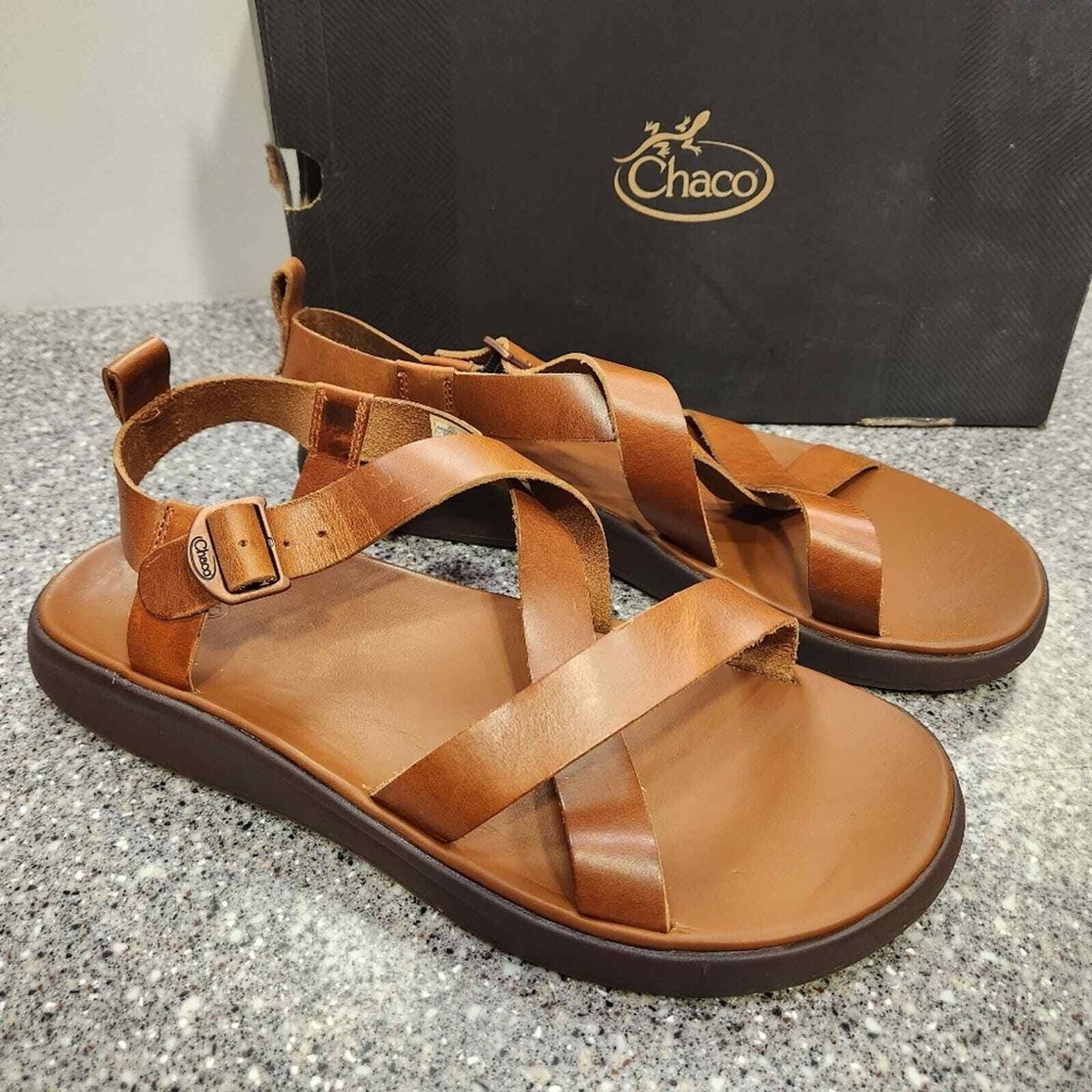NWT Chaco Wayfarer Leather Sandals Size 13