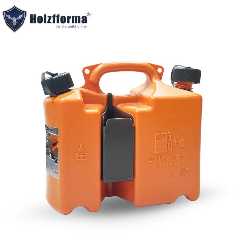 US Holzfforma Orange 5L Capacity Fuel Oil Canister Combo For Stihl Chainsaws