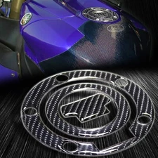 Real Carbon Fiber Gas Tank Fuel Cap Cover Guard Pad YZFR1/YZFR6/FZ1/FZ6R/FJR1300