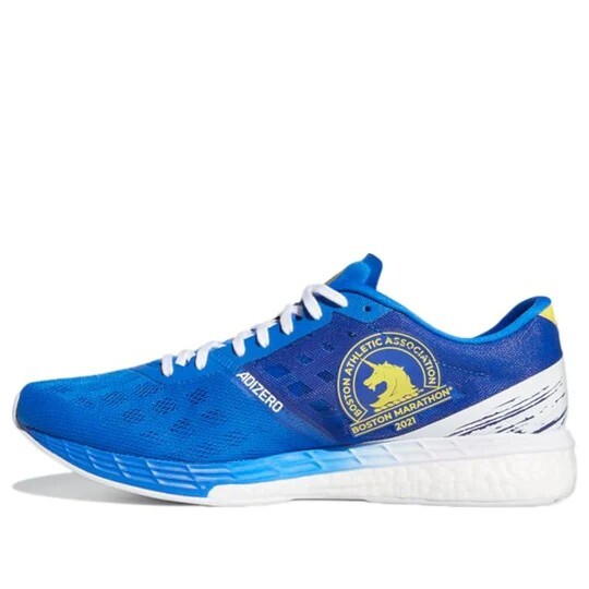adidas Adizero Boston Marathon 9 Blue Yellow 2021 Size 9  display picture 3