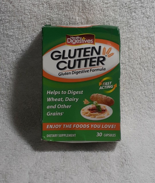 Healthy Digestives Gluten Cutter Enzyme Formula 30 Servings Capsules