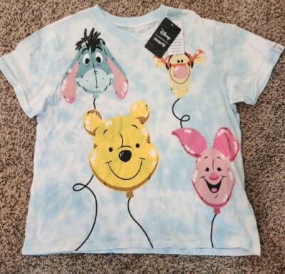 Loungefly Disney Winnie Pooh & Friends Balloons Crop Tee NWT  display picture 1