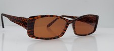 Vintage Beasoleil 328-347 Brown Rectangular Sunglasses France FRAMES ONLY