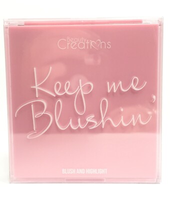 Beauty Creations Keep Me Blushin' Blush & Highlight- 24/7, BKM-01