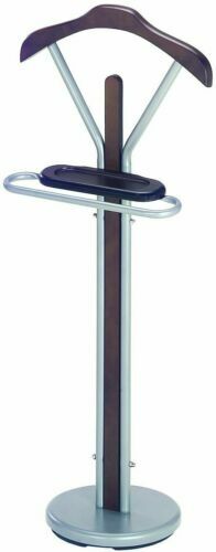 Asta Appendiabiti Telescopica In Metallo - Regolabile Da 86 A 150 Cm, Grigio, Made Italy