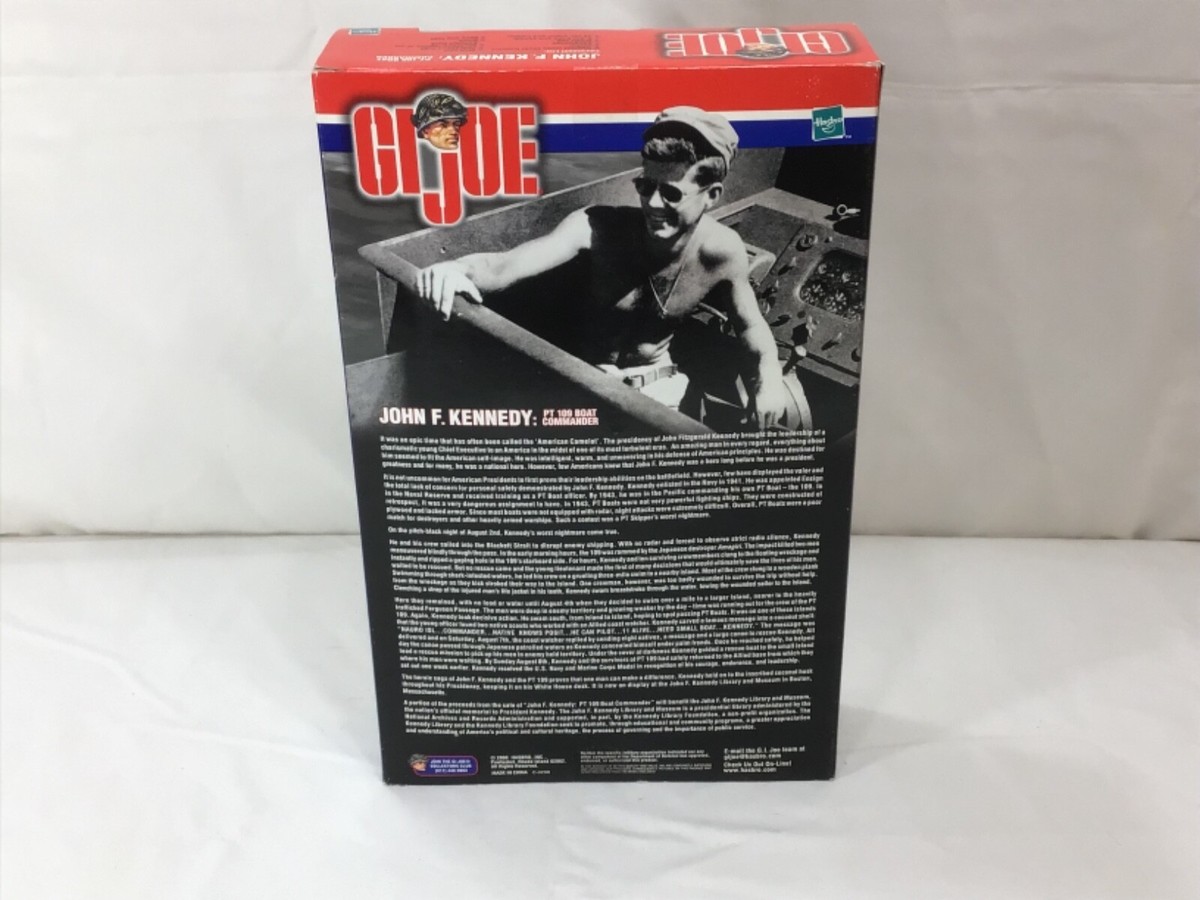 NEW GI Joe WW2 JFK John F Kennedy PT 109 Boat Commander Doll