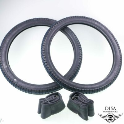 Reifen Satz Set 2.25 x 19 (2.25x23) Schläuche für Simson SR2 E NSU Kreidler