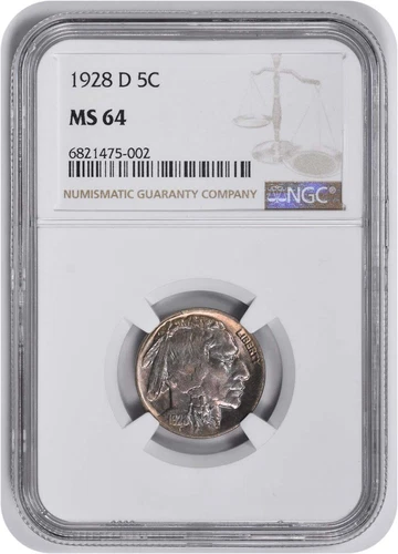 1928-D Buffalo Nickel MS64 NGC