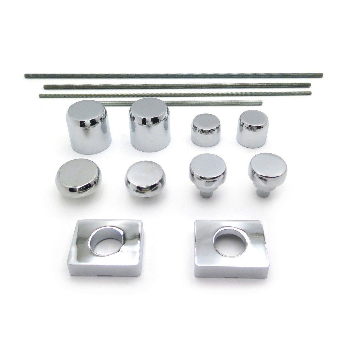 Chrome Fork Axle Caps Covers For 2006 2007 2008 2009