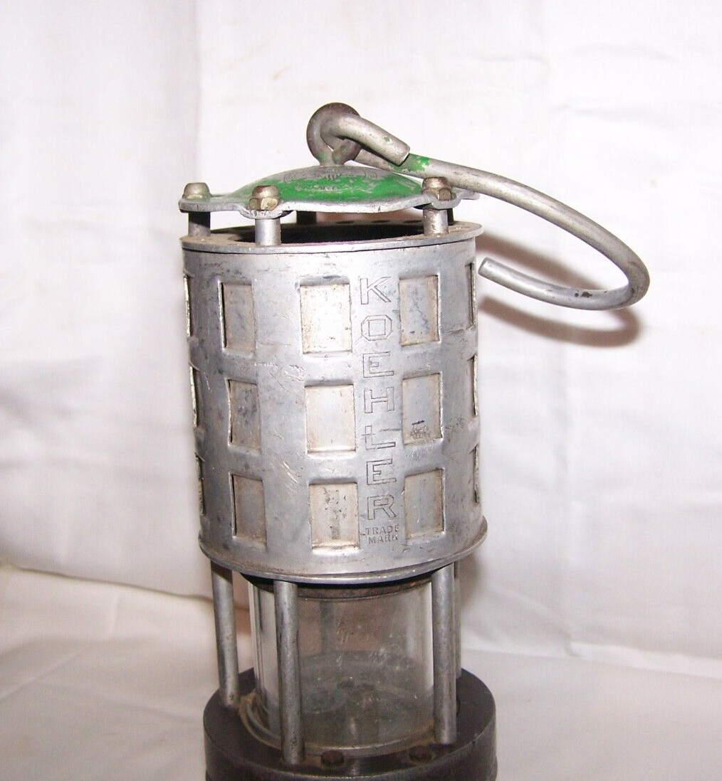 Koehler Permissible Flame Safety Lamp No. 209 WV Coal