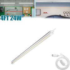 1 Pack 4FT LED Shop Light T8 Linkable Ceiling Tube Fixture 24W Daylight 6000K C