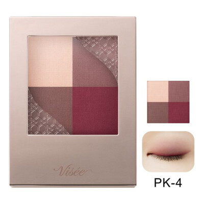 KOSE VISEE] Nuance Matte Creator PK-4 DUSTY PINK Eyeshadow Palette