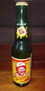 Unopened Glass Bottle Dale Earnhardt Sr SunDrop 1979 Rookie of the Year Series 1