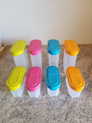 Verschiedene Sets Tupperware Gewürzzwerge (1) & Gewürzriesen (1) neu