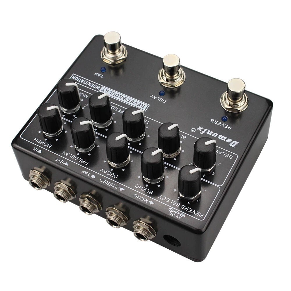 Demonfx RDW Reverb Delay Workstation Guitar Effect Pedal Multi