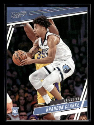 2019-20 Panini Chronicles #58 Brandon Clarke Rookie Prestige Memphis ...