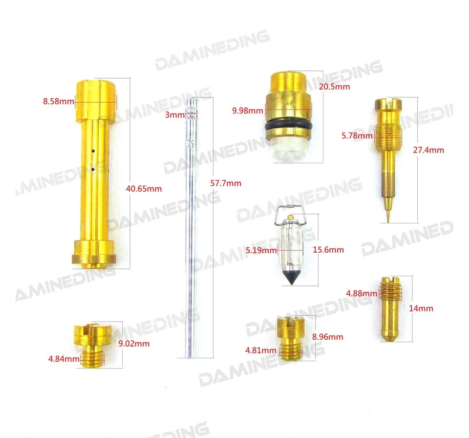 Kit de reconstrucción de carburador de lujo LS650 Savage650 válvula de corte de aire Foto 3 de 4