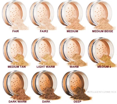 INTELLIGENT COSMETICS™ Mineralpulver Make-up Foundation nackte natürliche reine Mineralien magische Abdeckung NEU