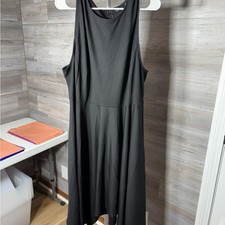 Rafaella Classic Black Midi Dress SZ 2X 810