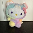 Hello Kitty Sanrio Plush Toy 6.5” Rainbow Sherbet Multicolor Soft Bow Toy Cute — photo 2