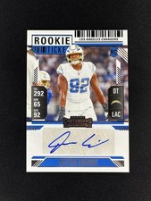 2024 Contenders - Justin Eboigbe Rookie Ticket Auto RC #246 Chargers
