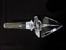 MIKASA Crystal Glass REGATTA SAILING BOAT / YACHT figurine WINE BOTTLE STOPPER