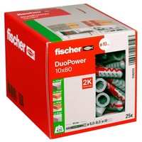 Fischer Duopower UniversaldüBel KunststoffdüBel Beton Ziegel Gips 10X80 25 StüCk