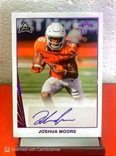 2021 Leaf Memories JOSHUA MOORE #BA-JM2 Rookie AUTO /30 - NFL FOOTBALL CARD