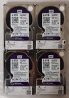 (4x) WDC WD60PURX-64T0ZY0 6TB 3.5" HDD 5700RPM SATA 6Gb/s WD Purple Surveillance