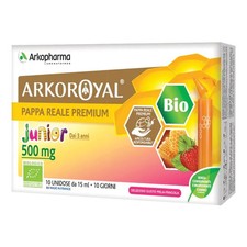 Arkoroyal Junior supplément gelée royale bio 10 ampoules