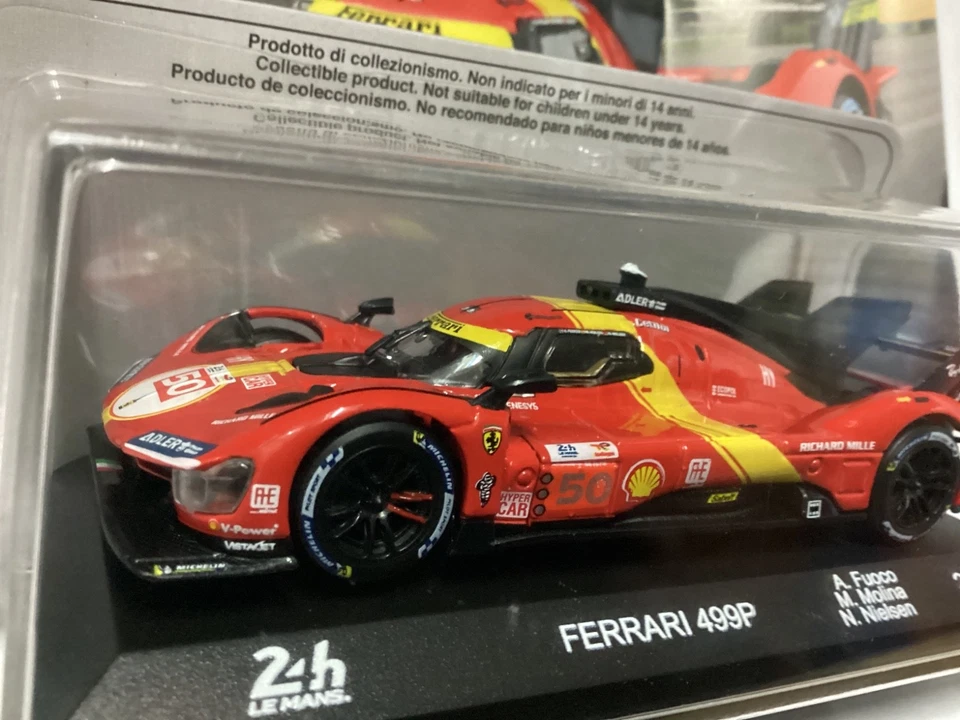 IXO FERRARI 499P  24h LE Mans 2023 die-cast 1/43, Nuova in teca - Immagine 3 di 4