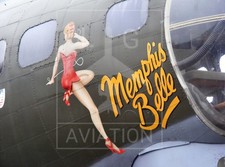 Boeing B-17 Flying Fortress "Memphis Belle" WW2 Bomber Print, Canvas & more