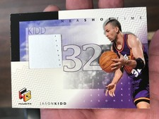 1999-00 UD HoloGrFx Jason Kidd Suns NBA Shoetime Game Used Shoe Card #JK-S
