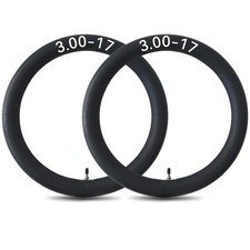 2 Pack 3.00-17 Dirt Bike Tube Fits 80/90-17 90/100-17 Mini Pit Bike Tube Set