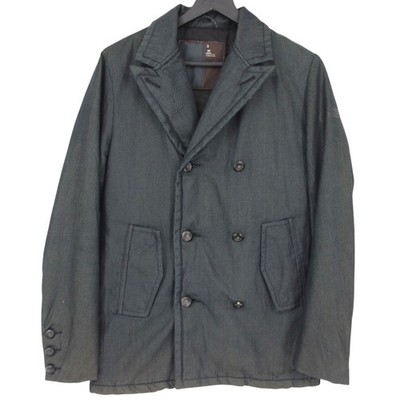 G-Star Raw SED 5204 Men's Size S Gray Double Breasted Button Pea Coat Jacket
