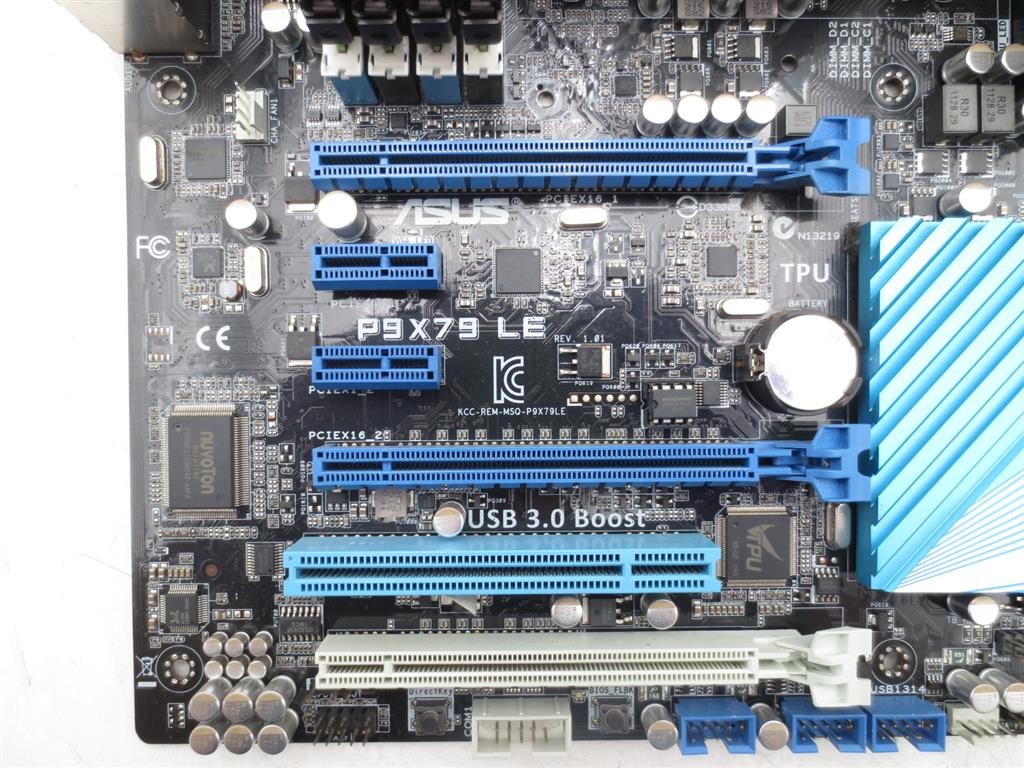 ASUS P9X79 LE Intel Core i7-3820 3.6GHz 64GB RAM ATX Motherboard