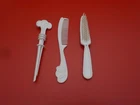 Vintage 1970's Mattel QUICK CURL Barbie White Taiwan Set~Brush Comb Curler