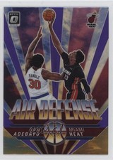 2021-22 Panini Donruss Optic Air Defense Purple Prizm Bam Adebayo #4 0db7